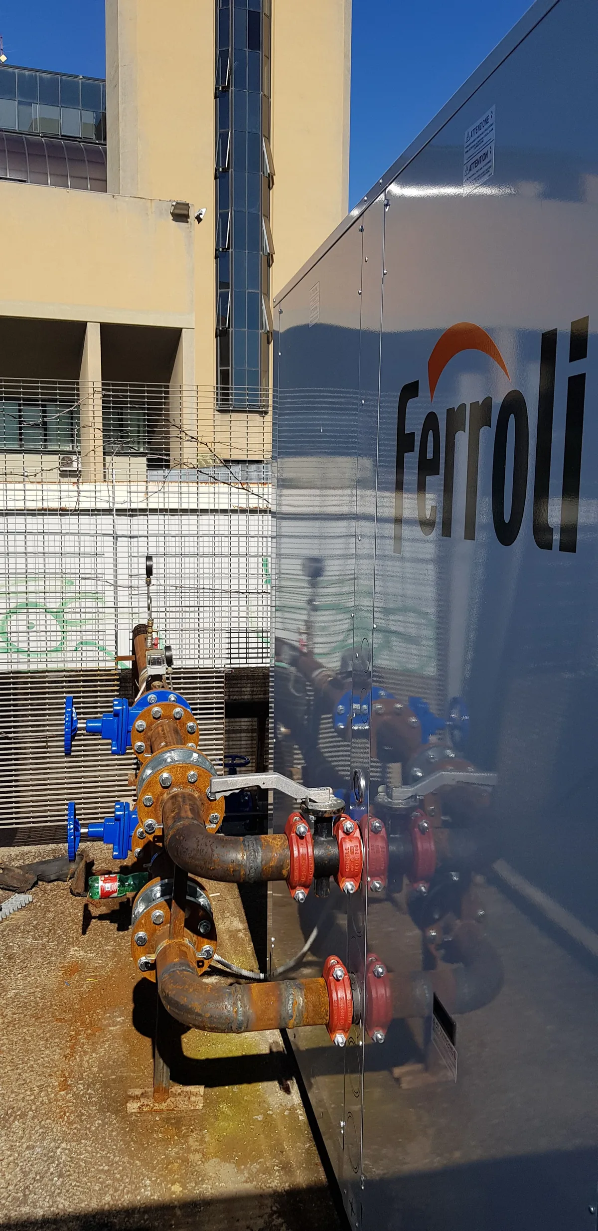 Intervento di climatizzazione presso un edificio pubblico